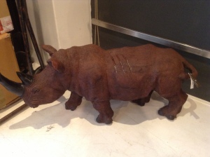 Rhino carving